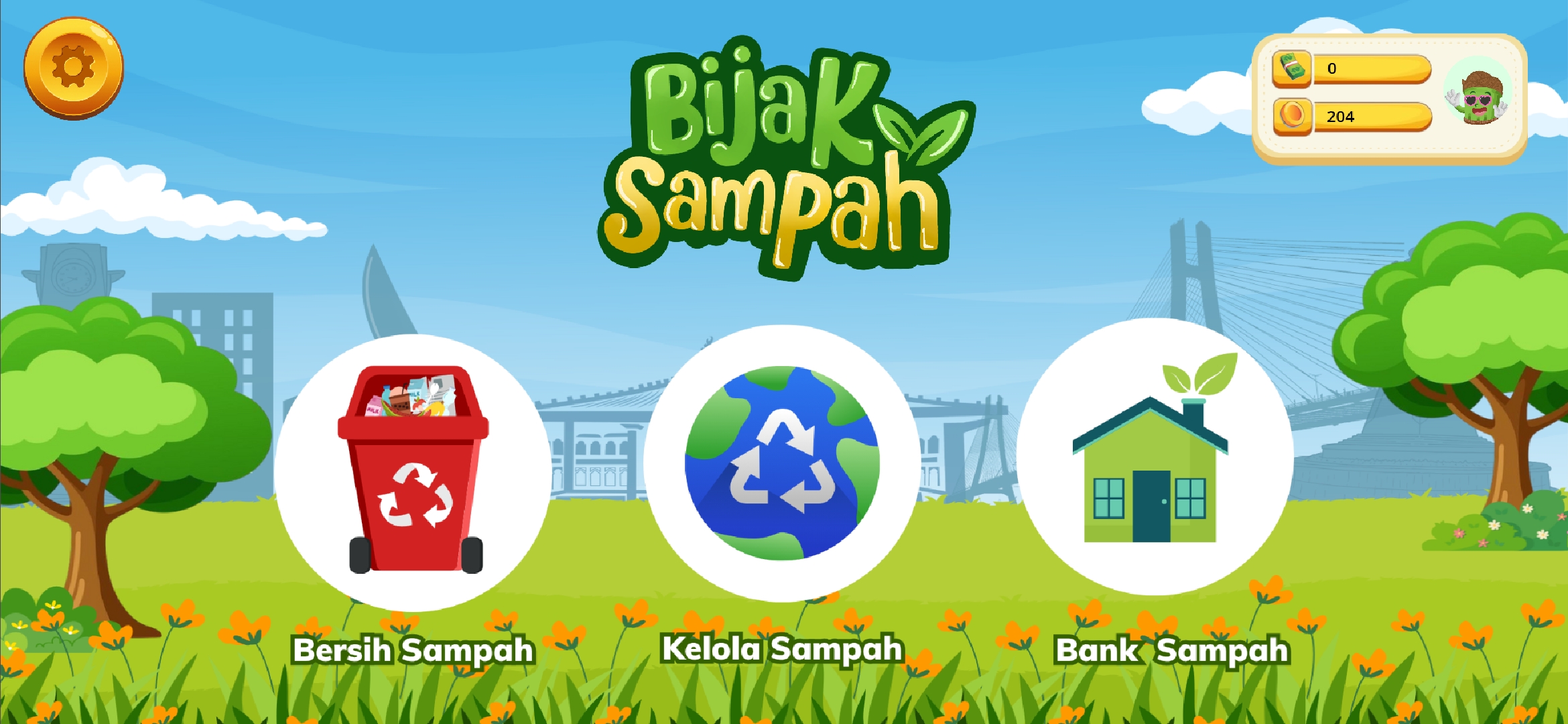 Anak-anak bermain Bijak Sampah!